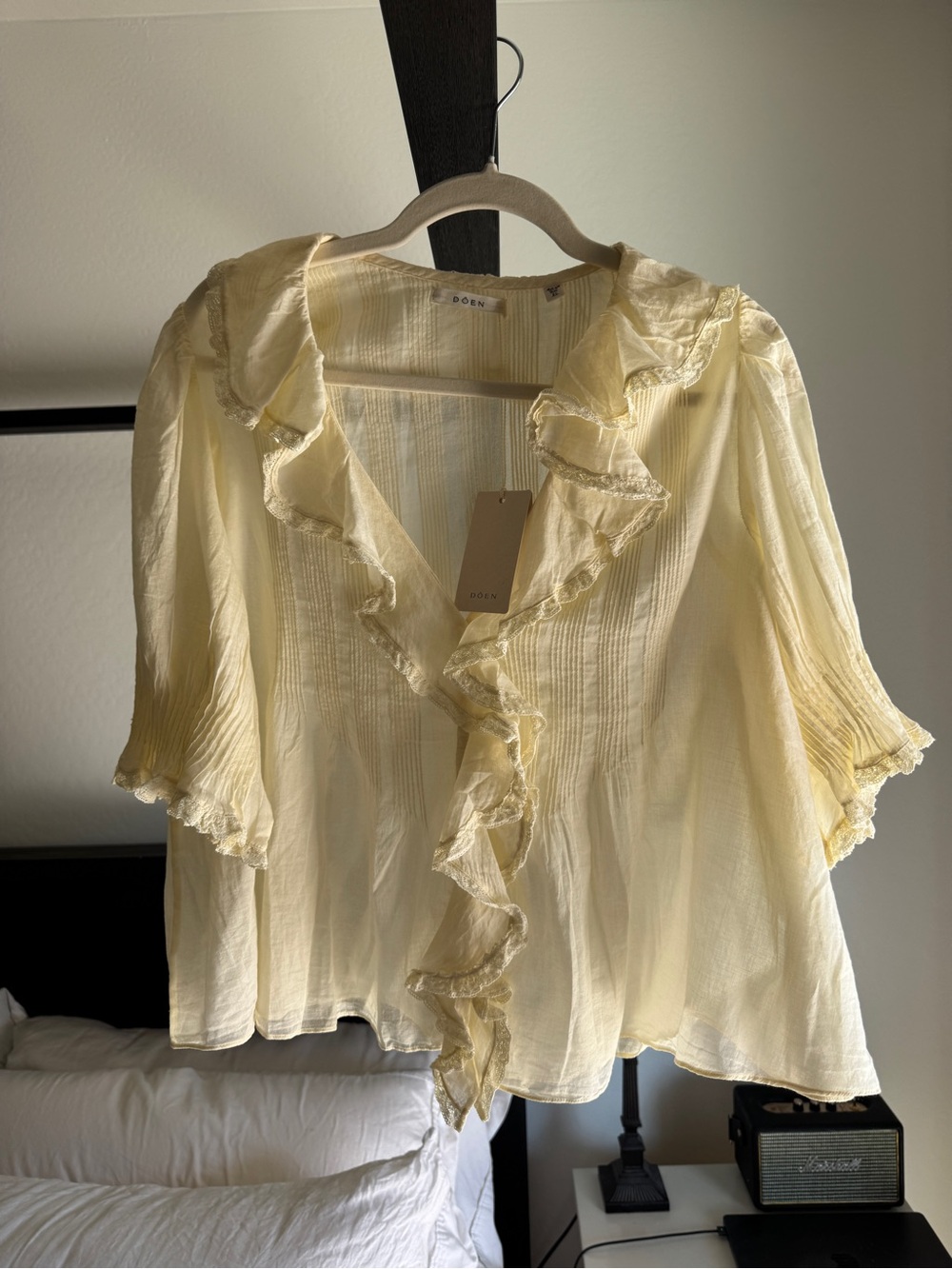 Doen Henri Blouse XL Creme Citron